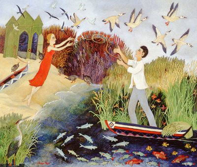 Ship to Shore, 2007 (akryl) av Anna Pugh