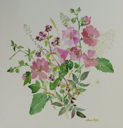 Stilleben blommor 3 , 2021 (målning) av Anna Pugh