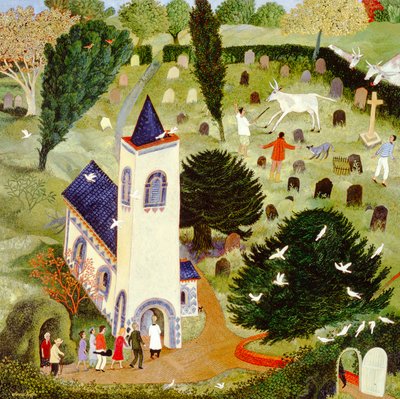 Strayed Cattle, 2007 (akryl) av Anna Pugh