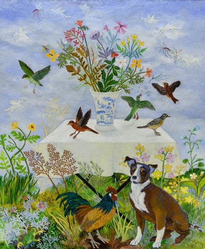 The Dear Departed, 2015 (akryl) av Anna Pugh