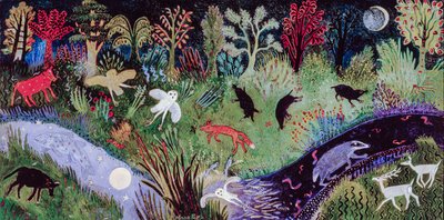 The Midnight Hour, 2002 (akryl) av Anna Pugh