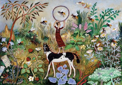 Training the Bees, 2012 (akryl) av Anna Pugh