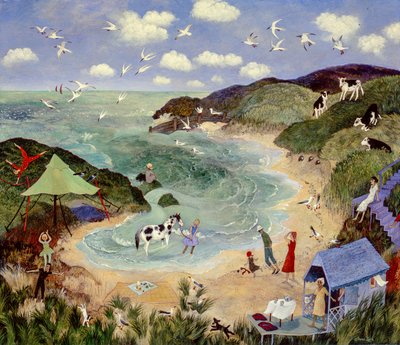 Två för glädje, 2003 (akryl) av Anna Pugh