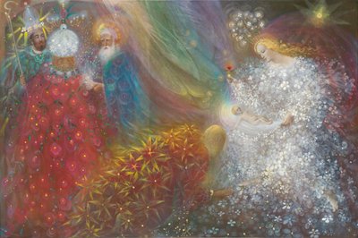 A Child is born, 2013 (olja på belgiskt linne) av Annael Anelia Pavlova