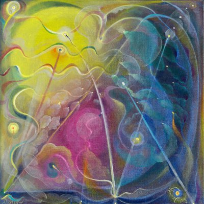 Where My Thoughts End, 2018 (olja på belgiskt linne) av Annael Anelia Pavlova