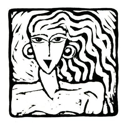 Horoskop (Jungfrun), 2017 (linnetryck) av Annalisa Morrocco