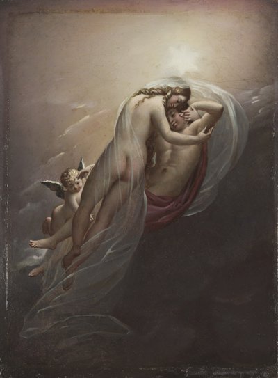 Aurora och Cephalus av Anne-Louis Girodet de Roucy-Trioson