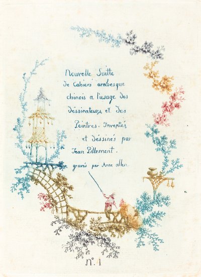 Titelsida av Anne Allen after Jean Baptiste Pillement