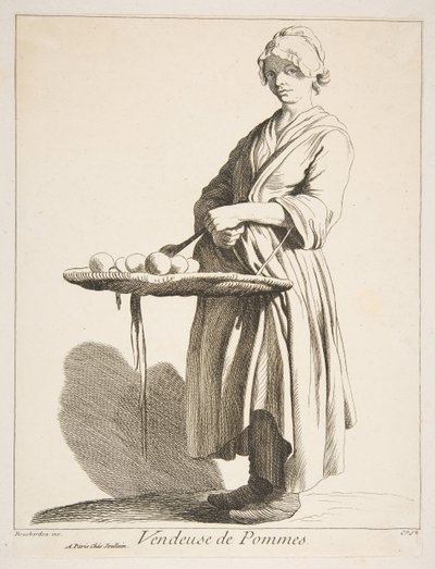 Apple Seller, 1746. av Anne Claude Philippe de Caylus