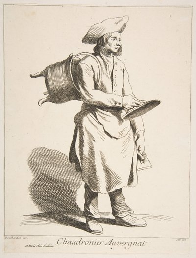 Kopparsmed från Auvergne, 1737. av Anne Claude Philippe de Caylus