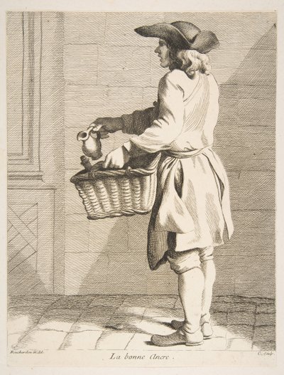 Bläcksäljare, 1746. av Anne Claude Philippe de Caylus