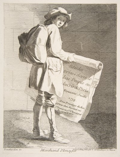 Bildförsäljare, 1738. av Anne Claude Philippe de Caylus