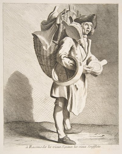 Reparator av tätningar och bälgar, 1738. av Anne Claude Philippe de Caylus