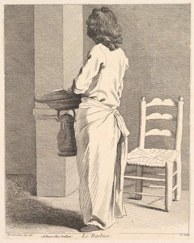 Barberaren, 1737. av Anne Claude Philippe de Caylus
