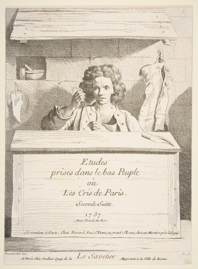 Skomakaren, 1737. av Anne Claude Philippe de Caylus