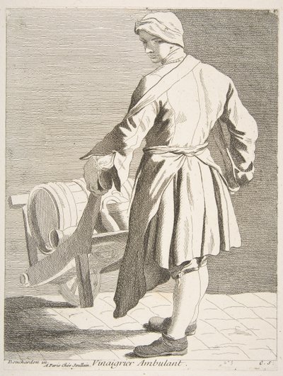 Vandrande vinägerförsäljare, 1738. av Anne Claude Philippe de Caylus