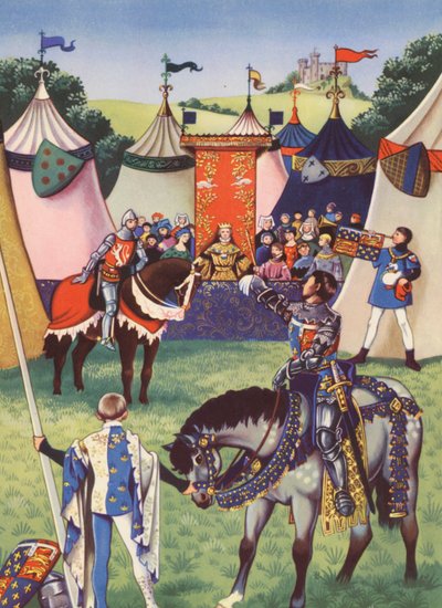 Das Duell von Bolingbroke und Mowbray von Anne & Johnstone Janet (1928-79) Johnstone