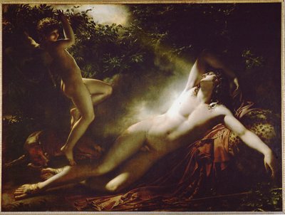 Endymion, månens effekt... av Anne Louis Girodet de Roucy-Trioson