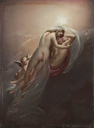 Aurora och Cephalus av Anne Louis Girodet de Roucy Trioson