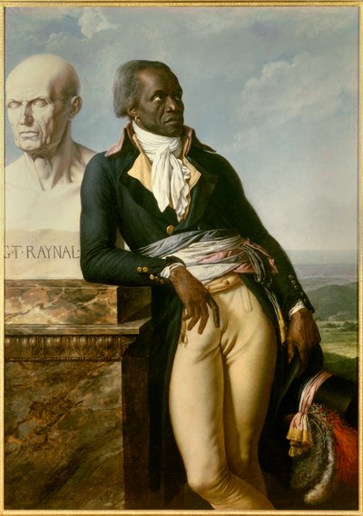 Franska revolutionen: "" Porträtt av Jean Baptiste Belley, vice Santo Domingo (Santo Domingo) vid konventet (1747-1805)"" Målning av Anne Louis Girodet de Roucy-Trioson (Anne-Louis Girodet de Roucy Trioson av Anne Louis Girodet de Roucy Trioson