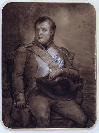 Napoleon I i Saint-Cloud, 1812 av Anne Louis Girodet de Roucy Trioson
