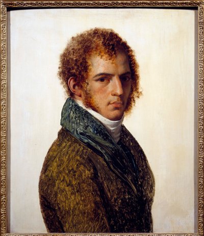 Porträtt av målaren Benjamin Rolland Målning av Anne Louis Girodet de Roucy-Trioson (Anne-Louis Girodet de Roucy Trioson av Anne Louis Girodet de Roucy Trioson