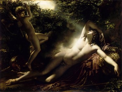 Endymions sömn, 1791. av Anne Louis Girodet de Roucy Trioson