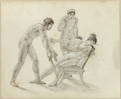 Hermione avvisar Orestes av Anne Louis Girodet de Roussy Trioson