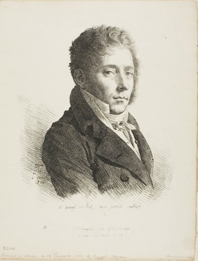Porträtt av Coupin de la Couperie av Anne Louis Girodet de Roussy Trioson