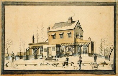 Angelica, vintern 1814 (akvarell och grafit på papper) av Anne Marguerite Hyde de Neuville
