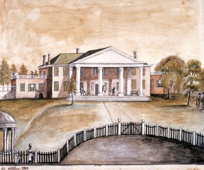 President James Madisons hus i Montpelier, Virginia av Anne Marguerite Hyde de Neuville