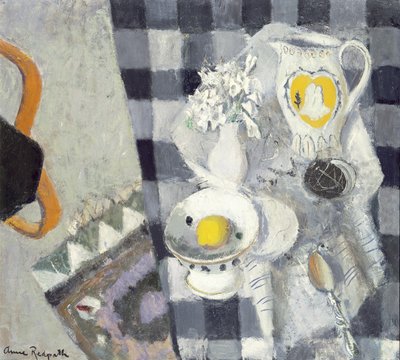 Svarta och vita checkar av Anne Redpath