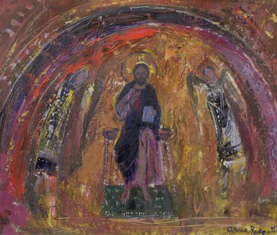 In a Chapel, Torcello (olja på duk) av Anne Redpath