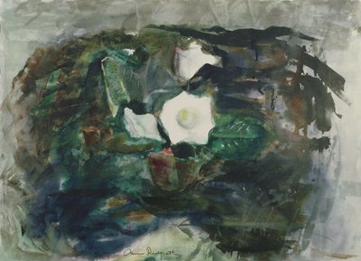 Vit Gloxinia av Anne Redpath