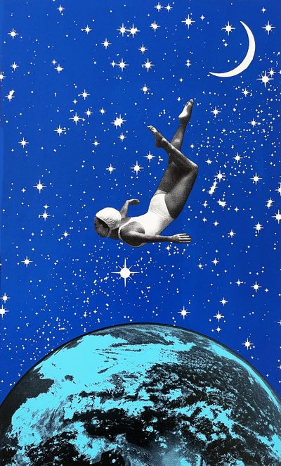 Viktlös, 2022 (screenprint) av Anne Storno