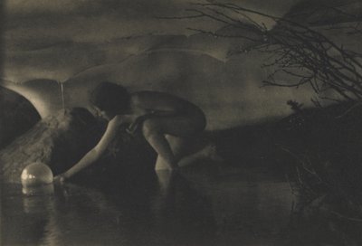 Bubblan (fotogravyr) av Anne W. Brigman