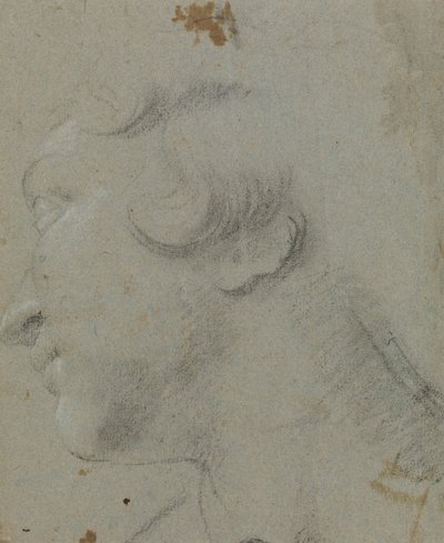 Carracci - S:ta Katarinas huvud, RCIN 902115 av Annibale Carracci
