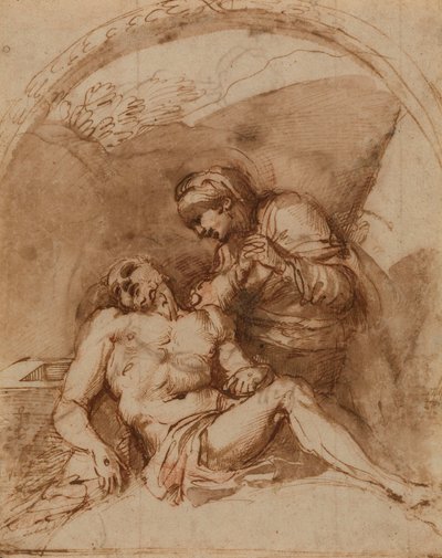 Carracci - r Pietà, RCIN 902169 av Annibale Carracci