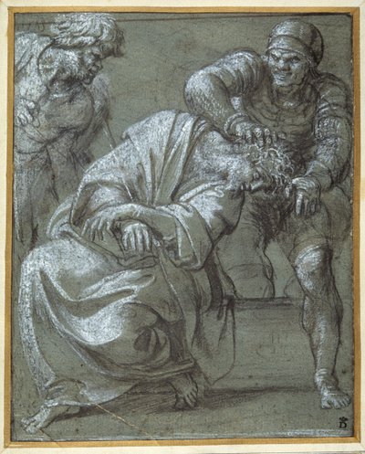 Kristus krönt med törnar av Annibale Carracci