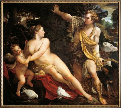Tyskland, Wien, Venus och Adonis av Annibale Carracci