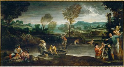 La peche - fiske, hänge till 40-08-05/41 ... av Annibale Carracci