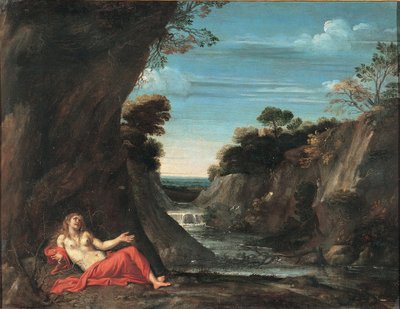 Landskap med den ångerfulla Magdalena, mellan 1601 och 1641 av Annibale Carracci