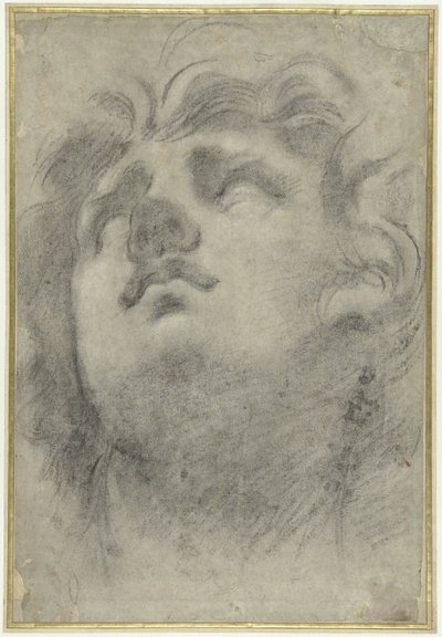 Ser huvudet av en triton av Annibale Carracci