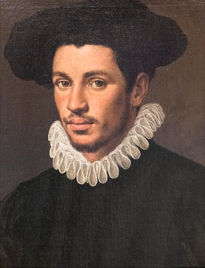 Porträtt av en ung man av Annibale Carracci