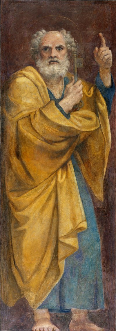 Sankt Peter - Målning av Annibale Carracci (Annibal Carrache av Annibale Carracci