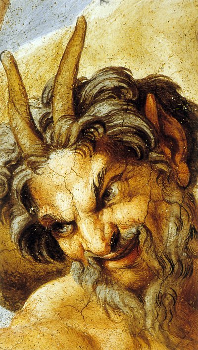 Satyre på Farnese Palace i Rom (väggmålning) av Annibale Carracci