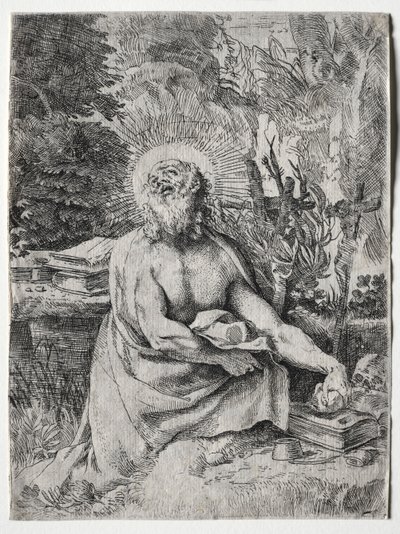 St. Jerome av Annibale Carracci