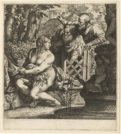 Susanna och de äldre av Annibale Carracci