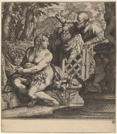 Susanna och de äldre av Annibale Carracci