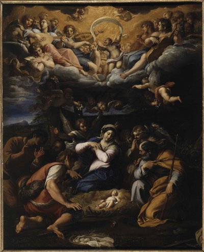Herdarnas tillbedjan, ca. 1597. av Annibale Carracci